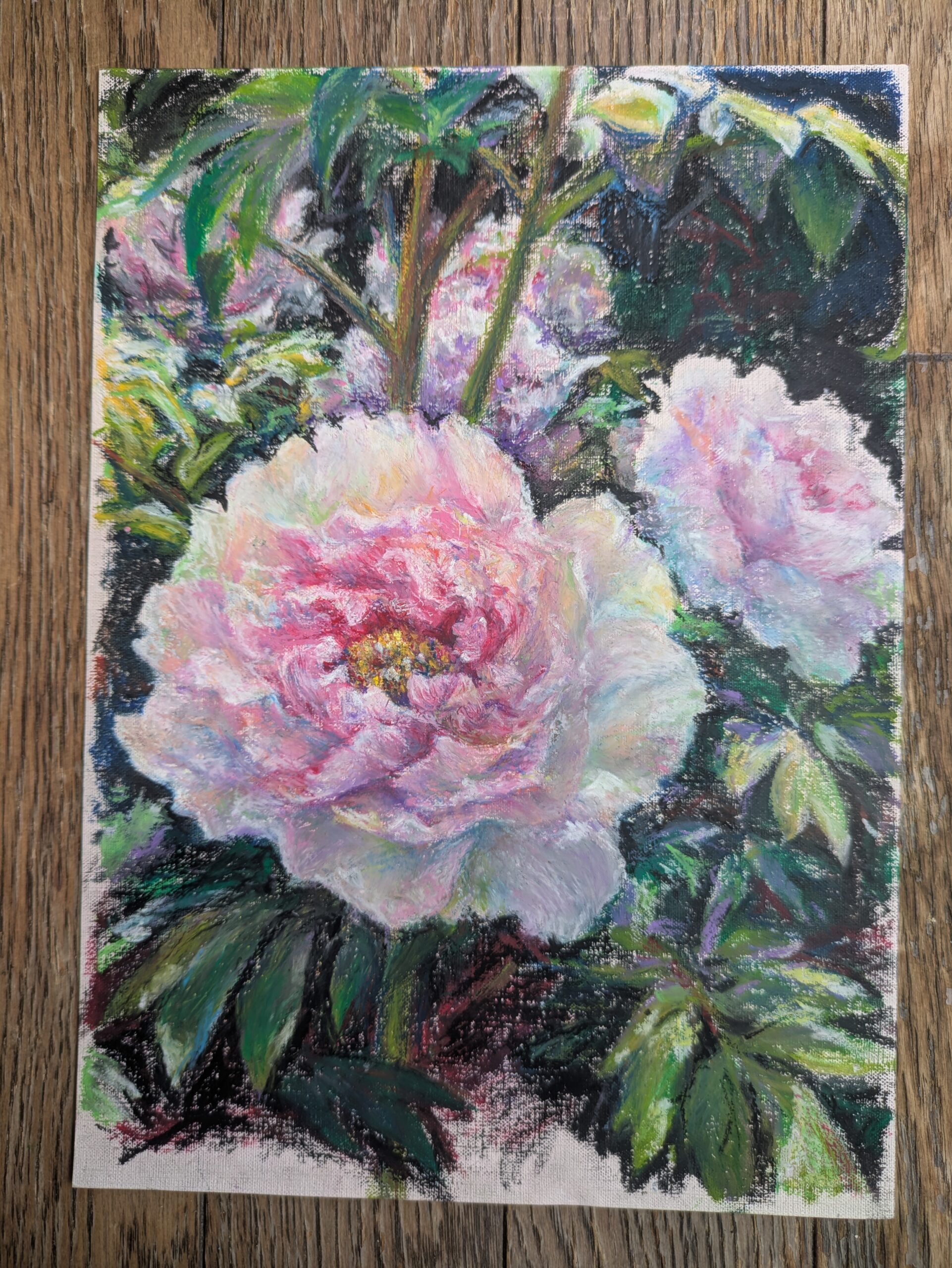 木漏れ日につつまれて｜100点のアートクレヨン画展