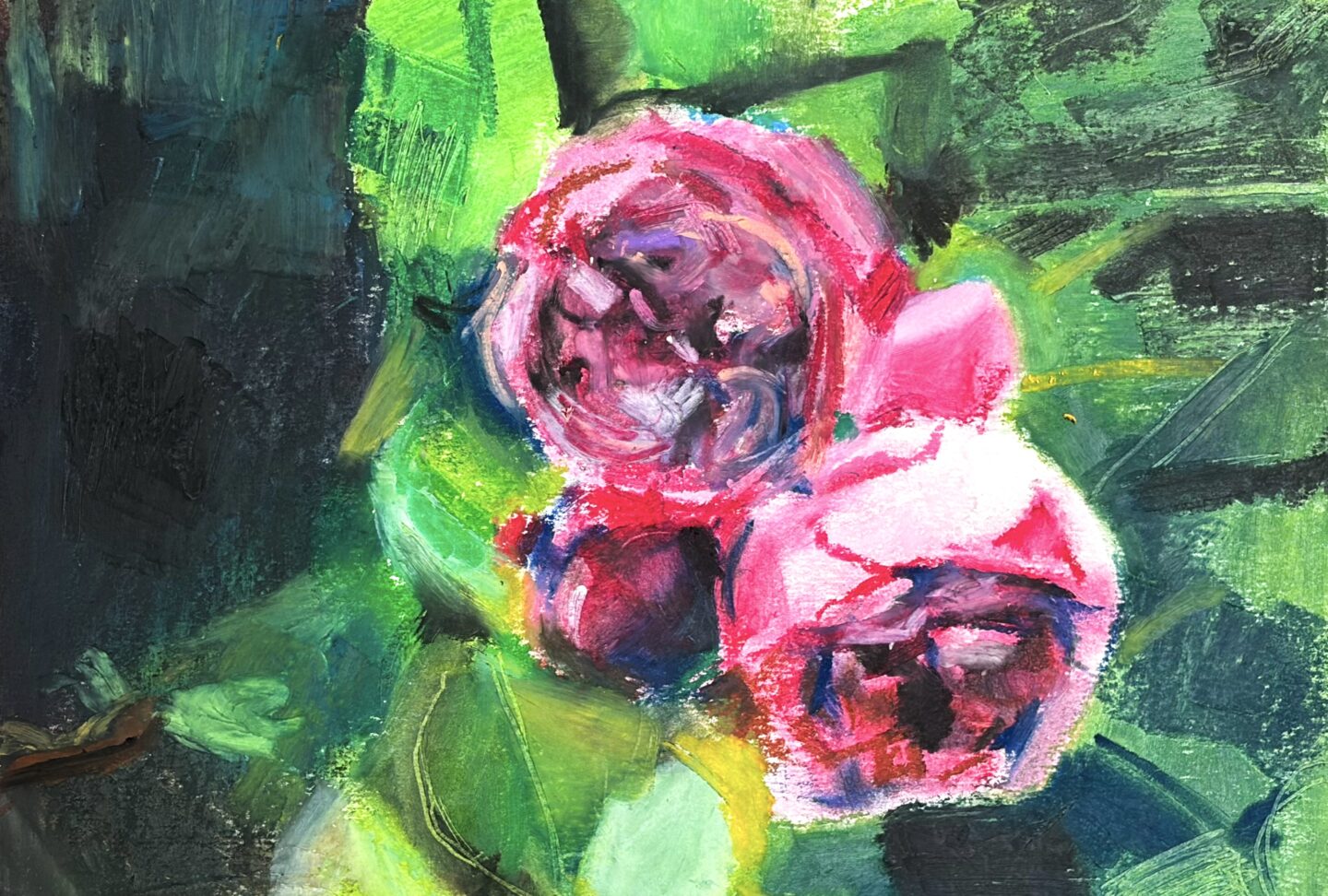 薔薇｜100点のアートクレヨン画展