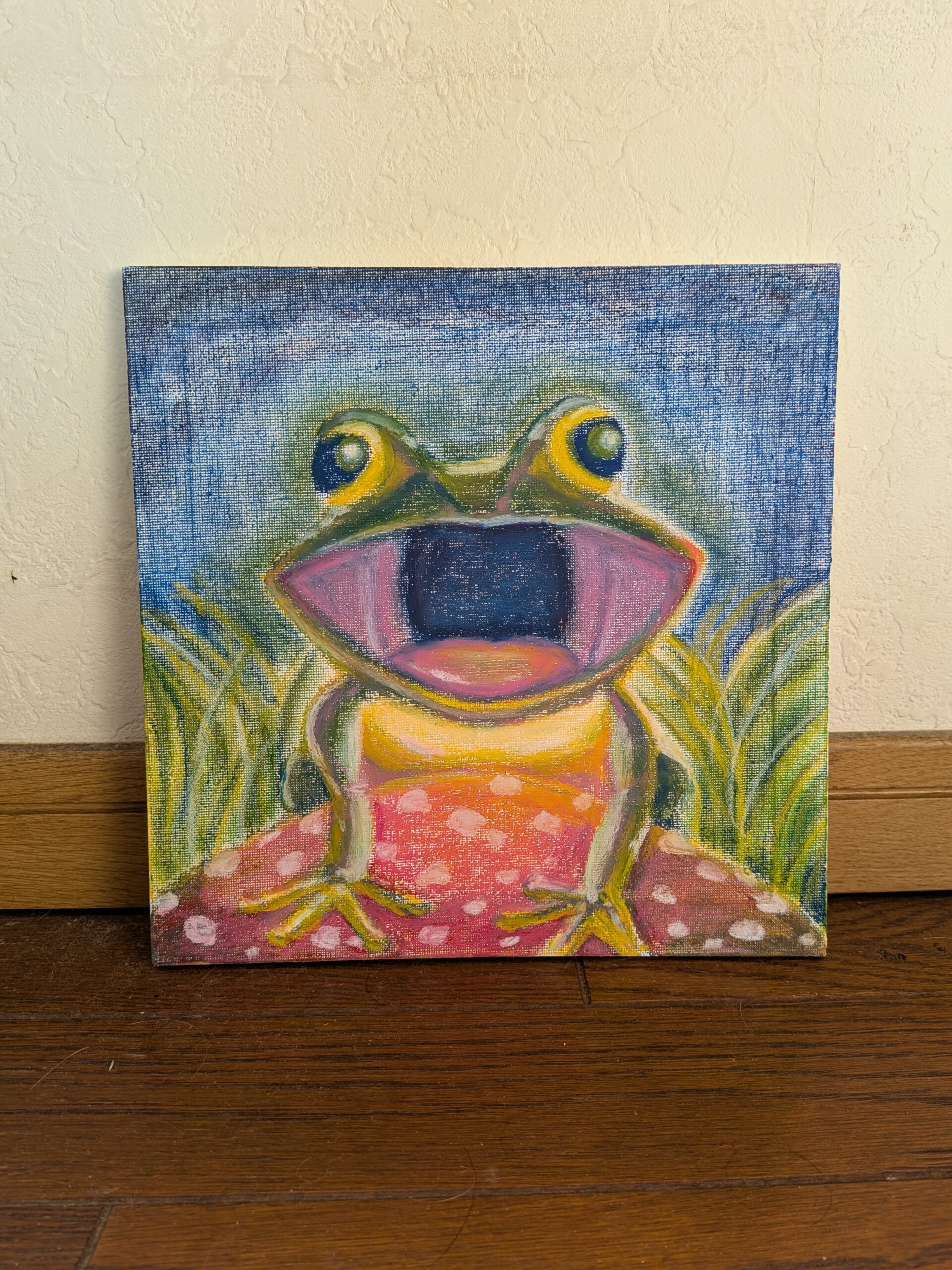 FROG SMILE｜100点のアートクレヨン画展