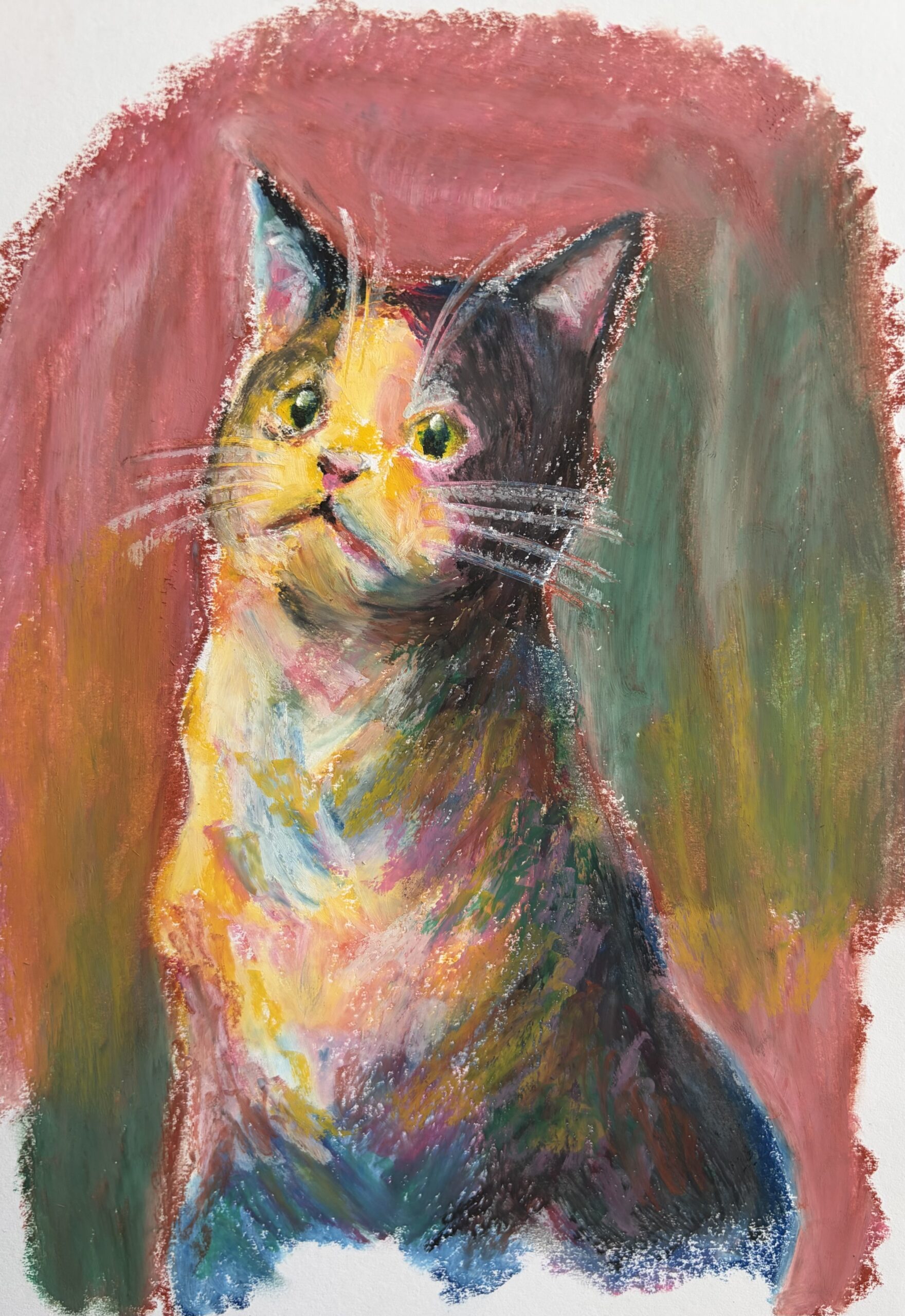 にゃっ！｜100点のアートクレヨン画展