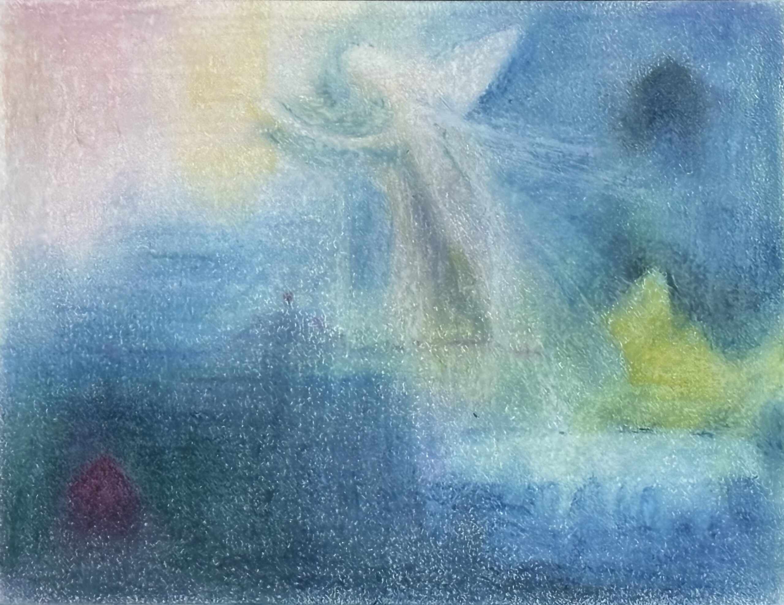 朝を告げる天使｜100点のアートクレヨン画展